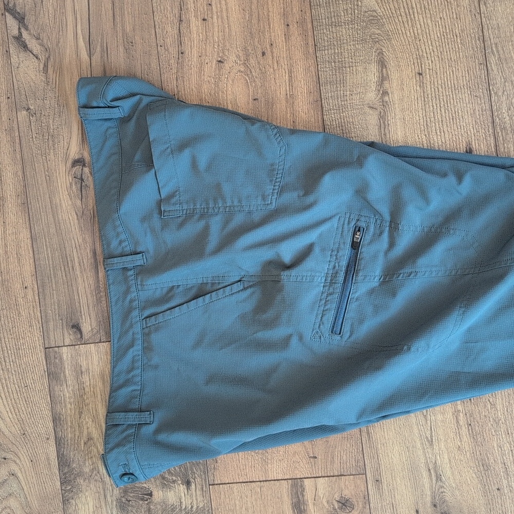 Eddie Bauer Stretch Ripstop Crop Pants, Capri, Gray, Women's 16 - Picture 9 of 13